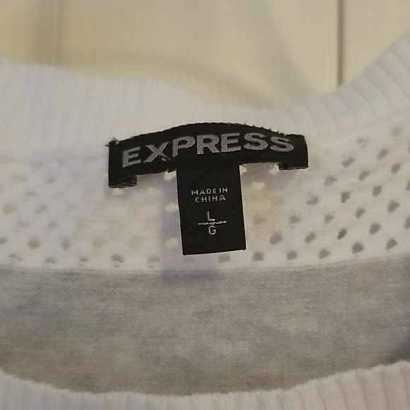 Express striped mesh top EUC - Picture 2 of 4
